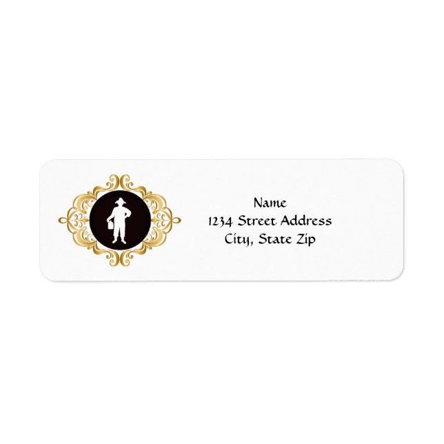 Moonshiner Medallion Return Address Labels (Front)