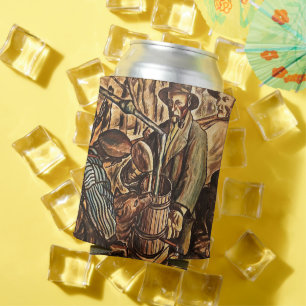 Moonshiners Making White Lightning Whiskey Liquor Can Cooler