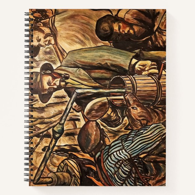 Moonshiners Making White Lightning Whiskey Liquor Notebook (Front)