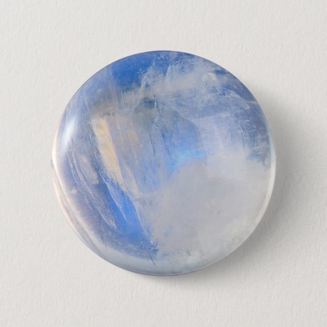 Moonstone 6 Cm Round Badge (Front)
