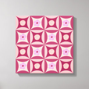 MoonStone Rose and Cherry Flower in the Door Canvas Print