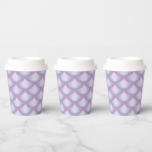 Moonstone Scales 8oz. Paper Cups (Multi)