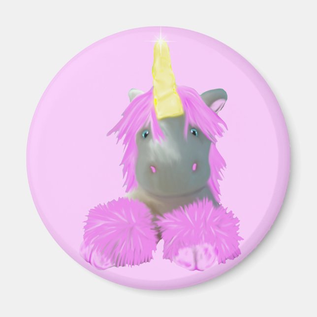 Moonstone the unicorn magnet (Front)