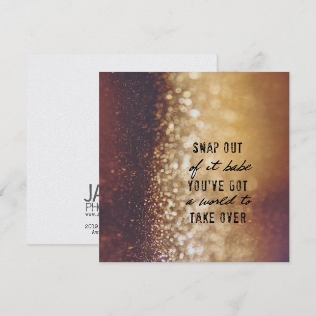 MOONSTRUCK 5.25 x 5.25 card (Front/Back)