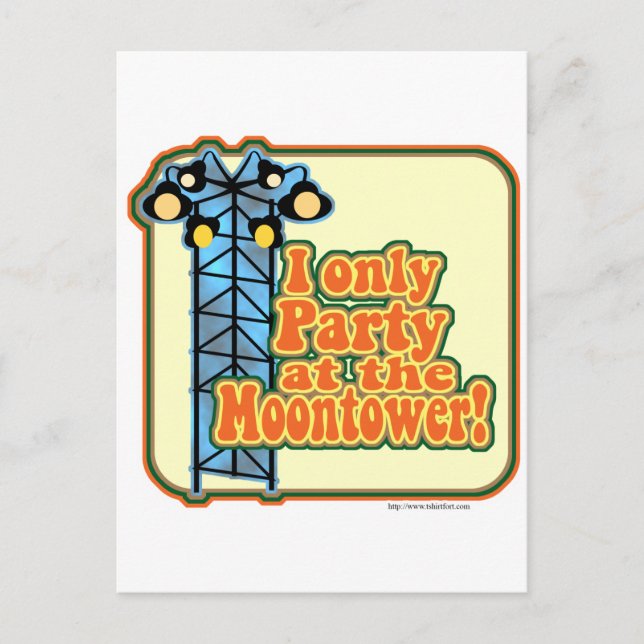 Moontower Party Postcard (Front)
