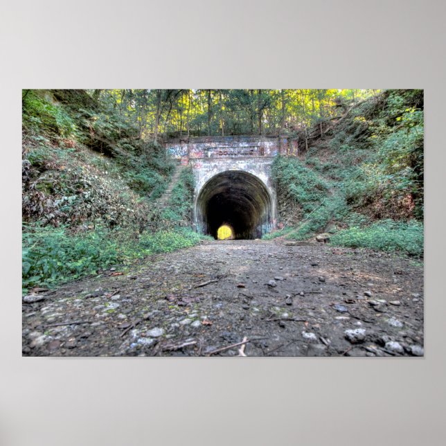 Moonville Tunnel, Vinton County, Ohio Poster (Front)