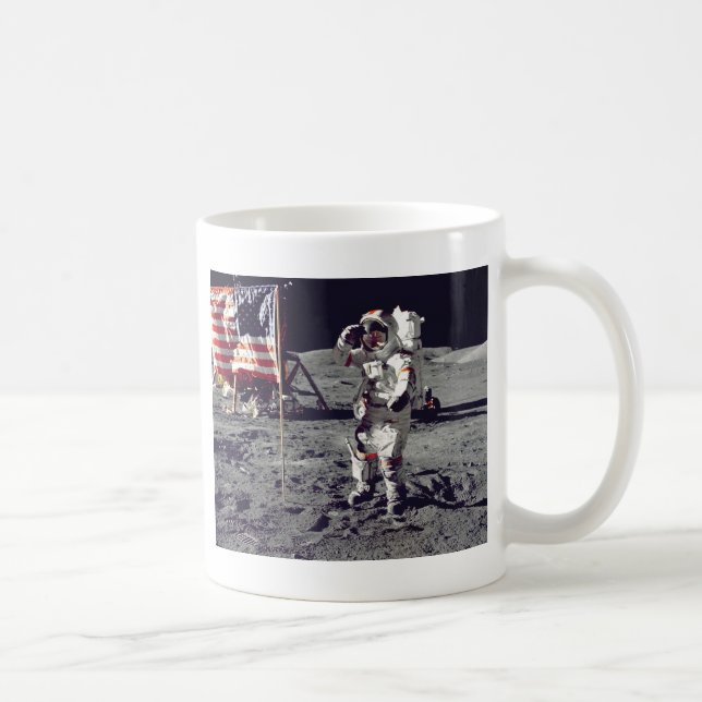 Moonwalk Apollo 17 Coffee Mug (Right)