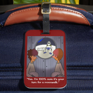 Moonwalk Luggage Tag