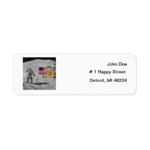 Moonwalk Return Address Label