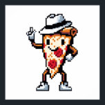 Moonwalking Pizza - Legendary Pop Slice Art Poster<br><div class="desc">Step into a world where pop icons and pizza collide in the 'Moonwalking Pizza - Legendary Pop Slice Art'. This unique design brings to life a pizza slice with an unmistakable pop music flair, adorned with a stylish fedora and showcasing the iconic moonwalk dance. Ideal for both pop music aficionados...</div>