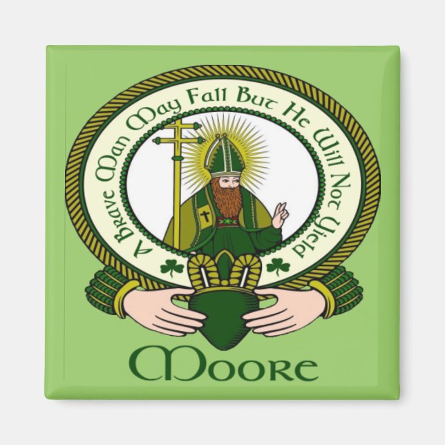 Moore Clan Motto Magnet (Front)