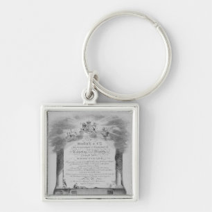 Moore & Co. Trade Card Key Ring