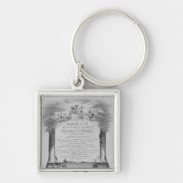 Moore & Co. Trade Card Key Ring (Front)
