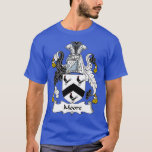 Moore Coat of Arms Family Crest  T-Shirt<br><div class="desc">Moore Coat of Arms Family Crest  .Check out our family t shirt selection for the very best in unique or custom,  handmade pieces from our shops.</div>