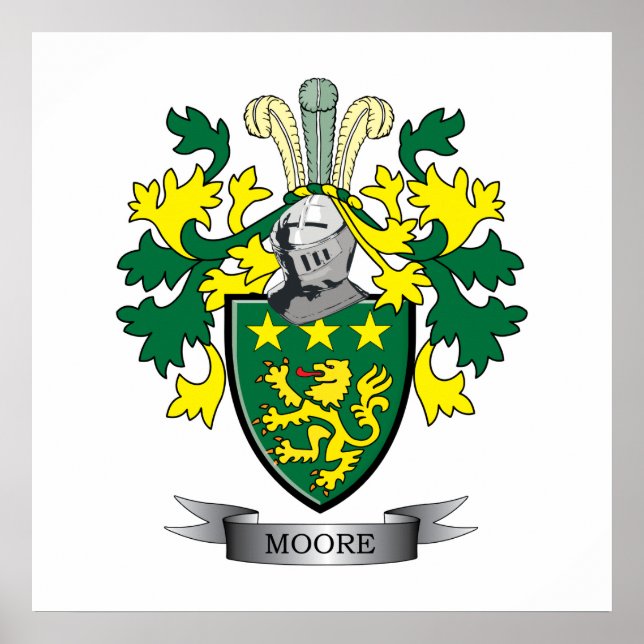 Moore Coat of Arms Poster (Front)
