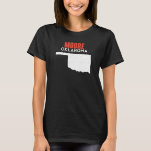 Moore USA State America Travel Oklahoman T-Shirt