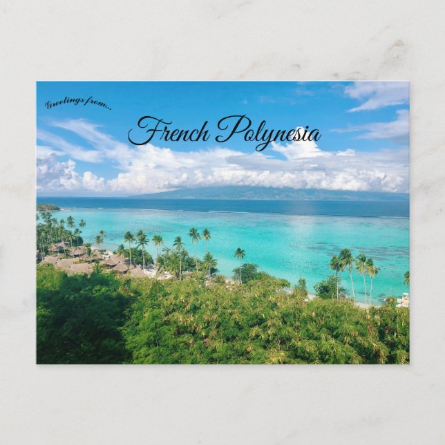 Mo'orea French Polynesia Postcard (Front)
