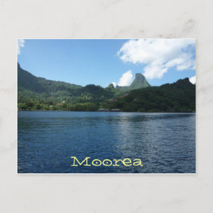 Moorea Island, French Polynesia. Postcard