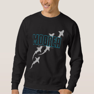 Moorea Shark Scuba Diving, Scuba Diving with Shark Sweatshirt