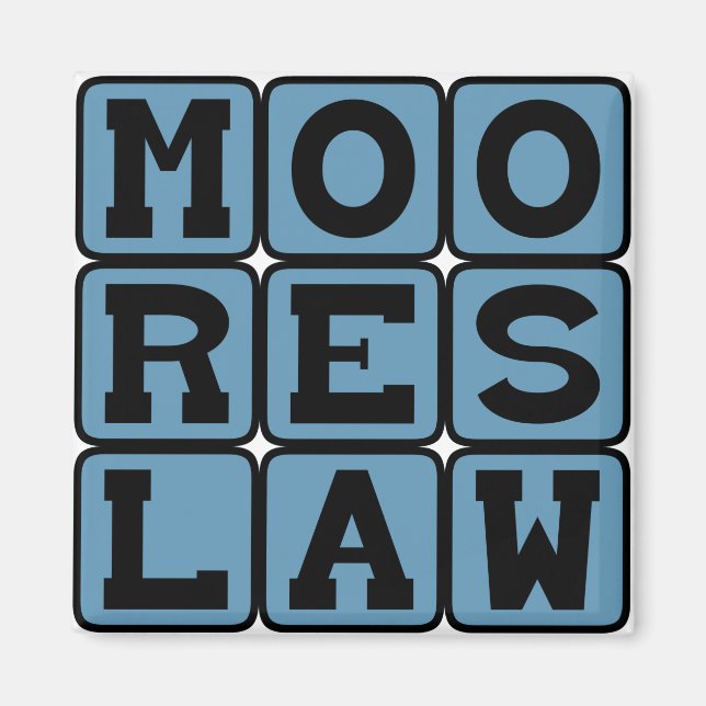 Moore's Law, Evolution of Technology Magnet (Front)