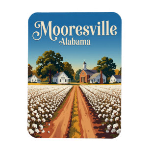 Mooresville USA Magnet