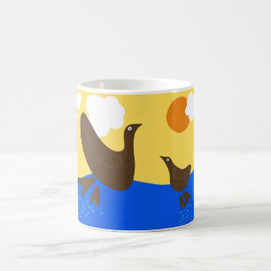 Moorhen and Chick Coffee Mug
