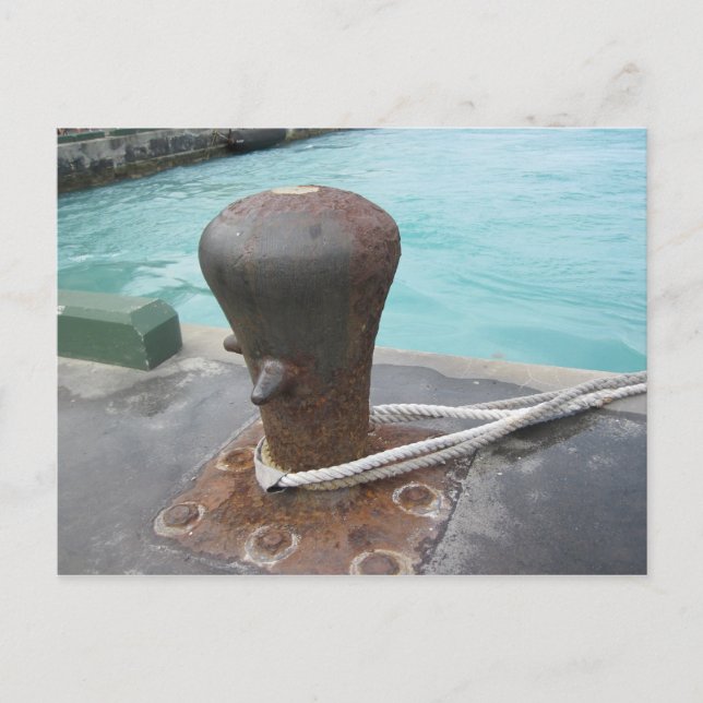 Mooring Bollard Postcard (Front)