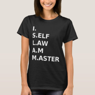 Moorish American I Self Law Am Master T-Shirt
