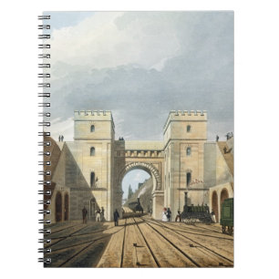 Moorish Arch, Looking from the Tunnel, plate 10 fr Notebook