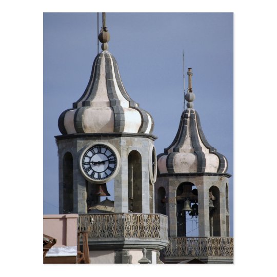 Moorish architectue of La Orotava, Tenerife Postcard