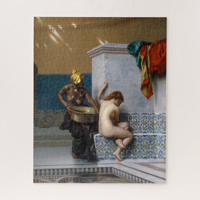 Moorish Bath | Jean-Léon Gérôme | Jigsaw Puzzle (Vertical)