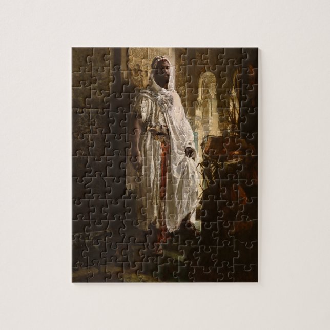 Moorish Chief African Art Painting Portrait Jigsaw Puzzle (Vertical)