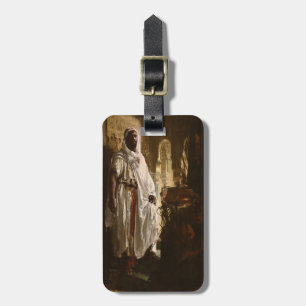Moorish Chief African Art Painting Portrait Luggage Tag