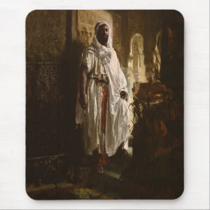 Moorish Chief African Art Painting Portrait Mouse Pad