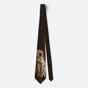 Moorish Chief African Art Painting Portrait Tie