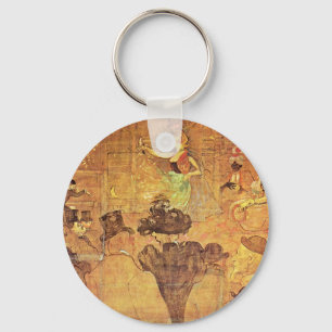 Moorish Dance (Â "Les Alme"), By Toulouse-Lautre Key Ring