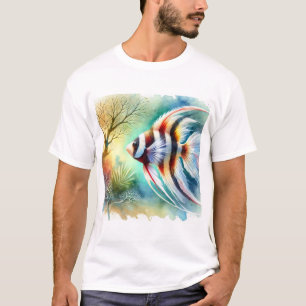 Moorish Idol 170724AREF151 - Watercolor T-Shirt