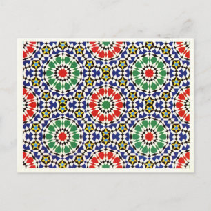 Moorish tile 2012 Calendar Postcard