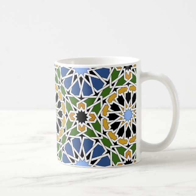 Moorish tile coffee mug (Right)