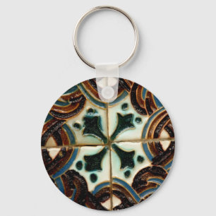 Moorish tile keychain