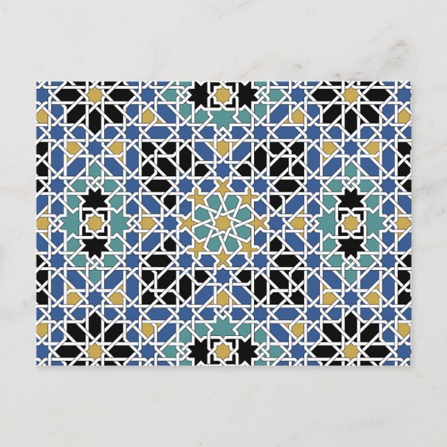 Moorish tile postcard (Front)
