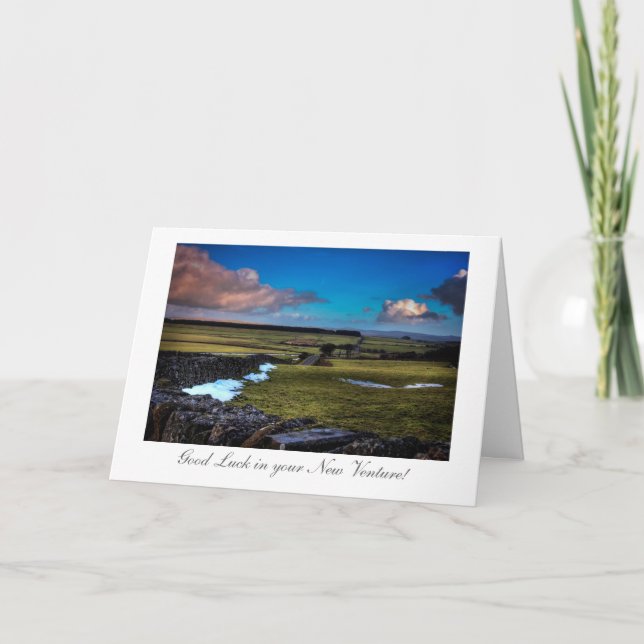 Moorland Road - Good Luck in your New Venture Card (Front)