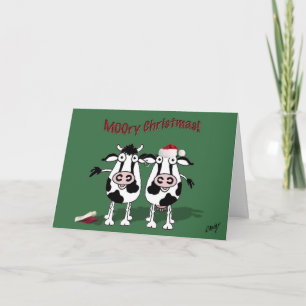 MOOry Christmas and a Happy MOO Year! Holiday Card