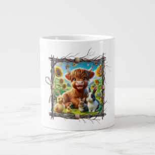 Moos & Brews: Highland Cow Jumbo Mug