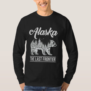 Moose Alaska Last Frontier Alaska Grizzly Bears Mo T-Shirt