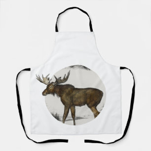 Moose - Alces Alces Apron