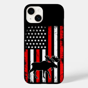 Moose American Flag Case-Mate iPhone 14 Case