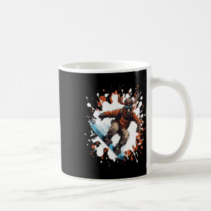 Moose Animal Snowboarding Cool Snowboard Coffee Mug