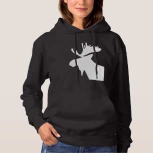 Moose Antlers Sweden Norway Finland Scandinavia Hoodie