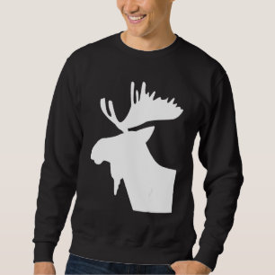 Moose Antlers Sweden Norway Finland Scandinavia Sweatshirt